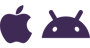 platform icons for Apple and Android